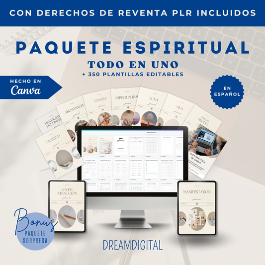 PLR Paquete Espiritual Todo En Uno